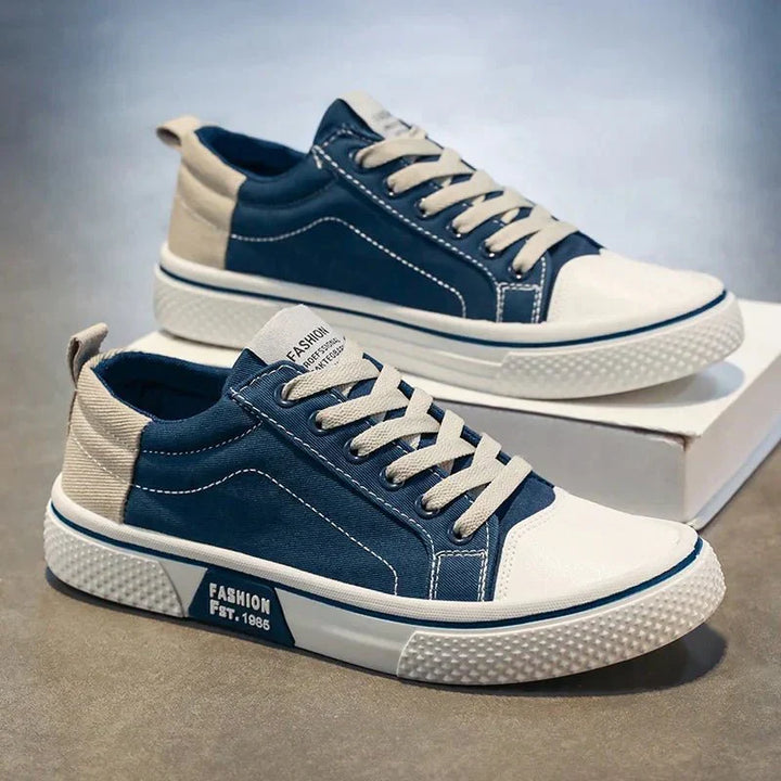 Dravïn | Homme Baskets Toile Basses Rétro - Image 2