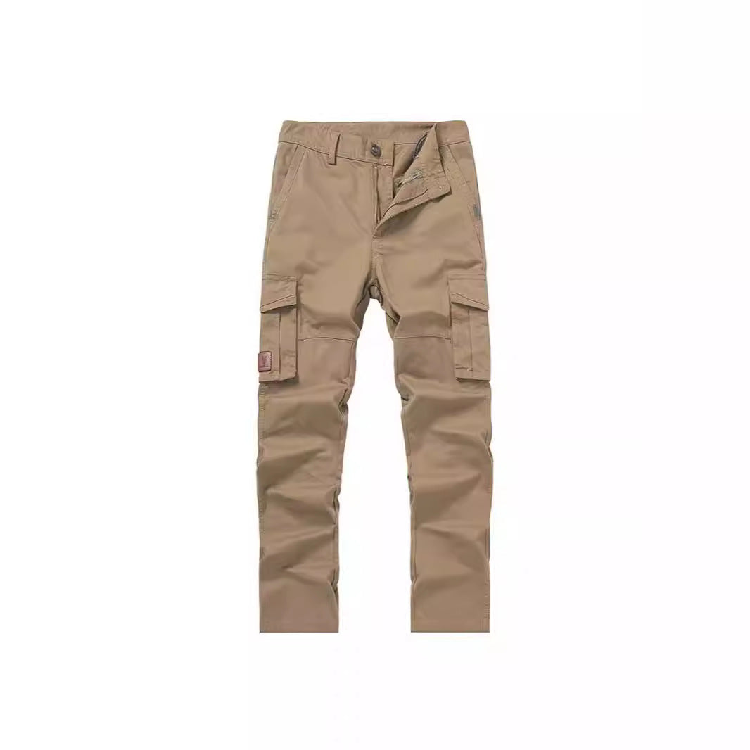 Dravnel | Homme Pantalon Cargo Multi-Poches - Khaki - Image 1