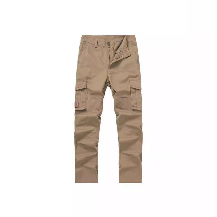 Dravnel | Homme Pantalon Cargo Multi-Poches - Khaki - Image 1