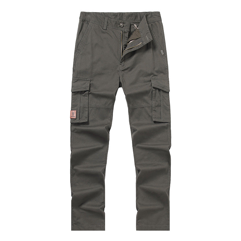 Dravnel | Homme Pantalon Cargo Multi-Poches - Khaki - Image 10