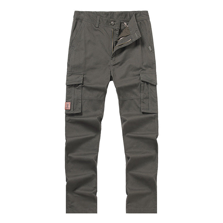 Dravnel | Homme Pantalon Cargo Multi-Poches - Khaki - Image 10
