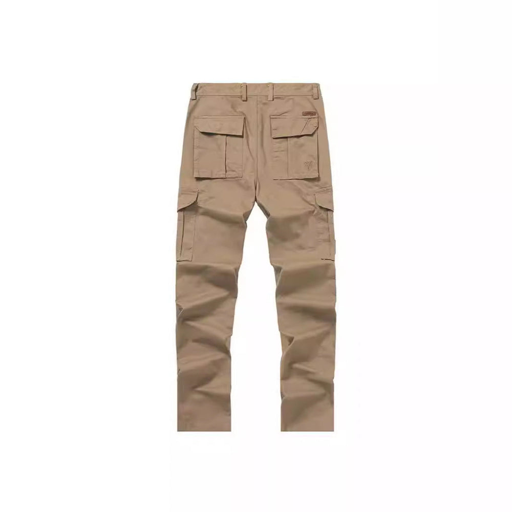 Dravnel | Homme Pantalon Cargo Multi-Poches - Khaki - Image 2