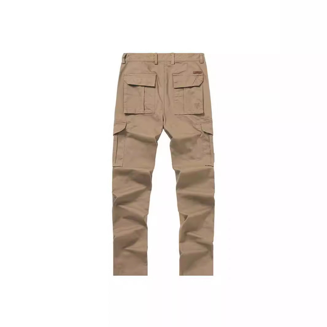Dravnel | Homme Pantalon Cargo Multi-Poches - Khaki - Image 2