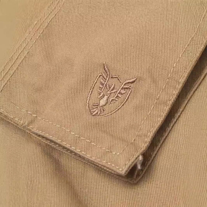 Dravnel | Homme Pantalon Cargo Multi-Poches - Khaki - Image 4