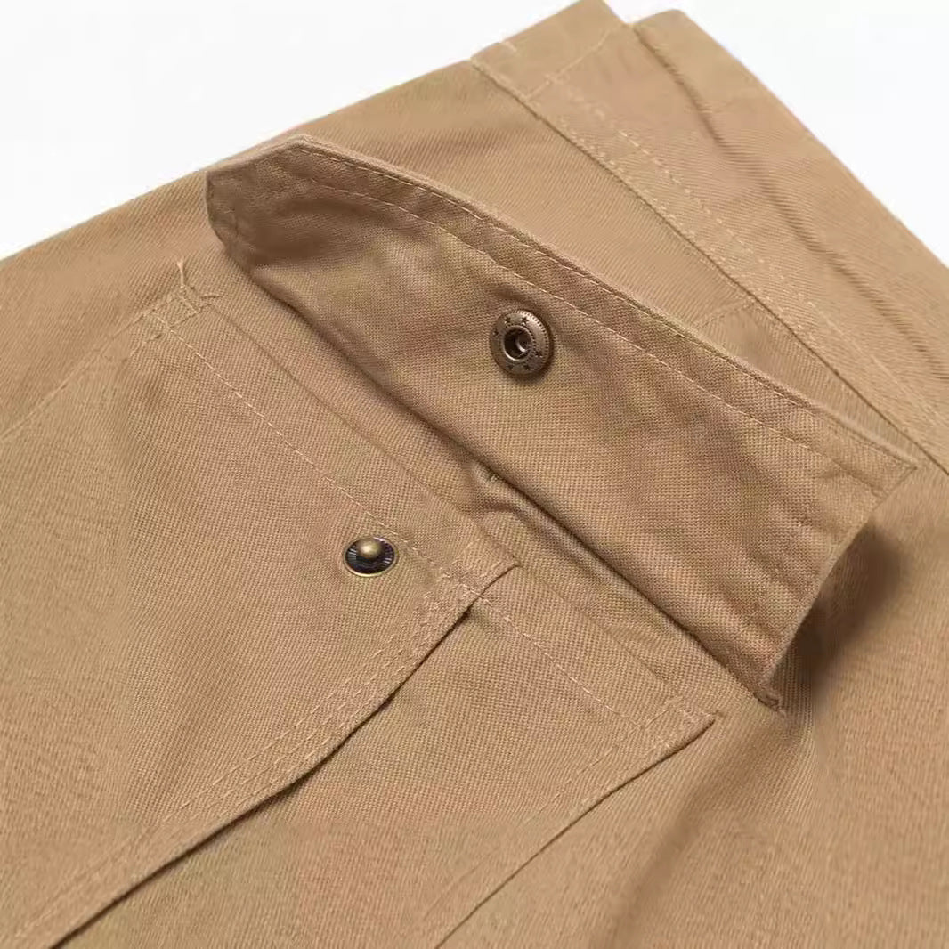 Dravnel | Homme Pantalon Cargo Multi-Poches - Khaki - Image 5