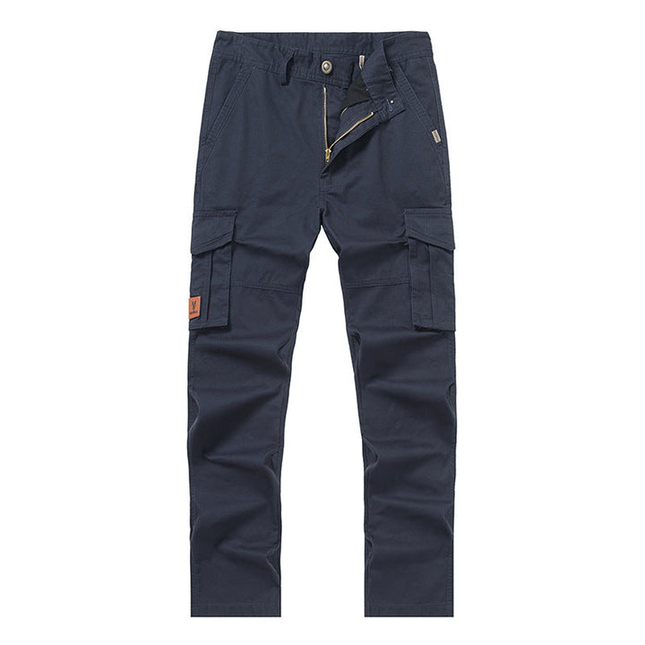 Dravnel | Homme Pantalon Cargo Multi-Poches - Khaki - Image 8