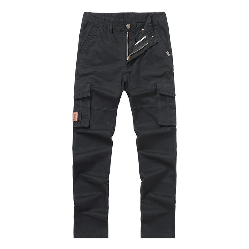 Dravnel | Homme Pantalon Cargo Multi-Poches - Khaki - Image 9