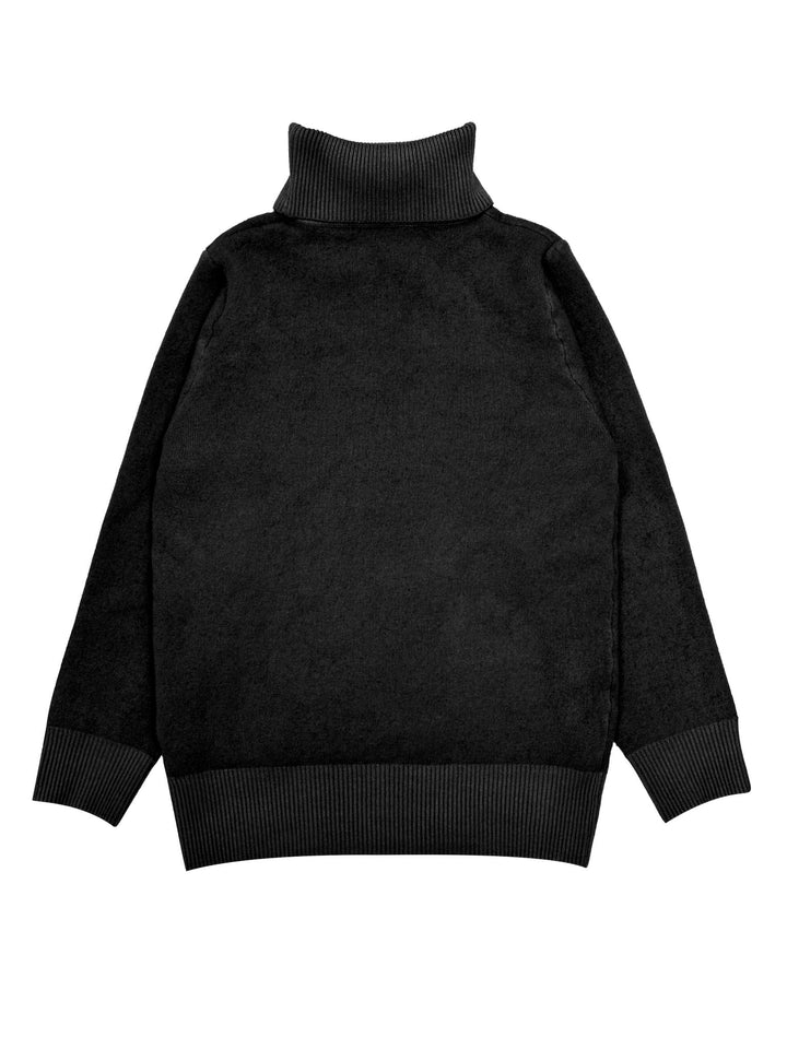 Nelvorde | Femme Pull Col Roulé Doublé Polaire Ajusté — vue 12