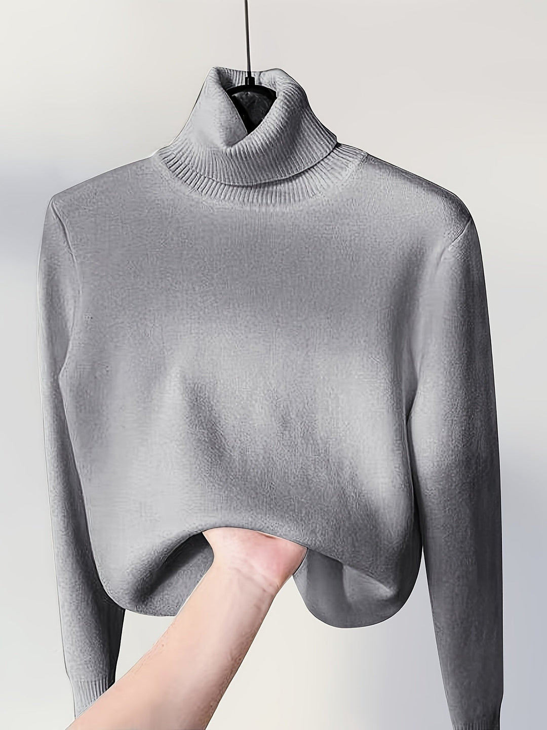 Nelvorde | Femme Pull Col Roulé Doublé Polaire Ajusté — vue 21