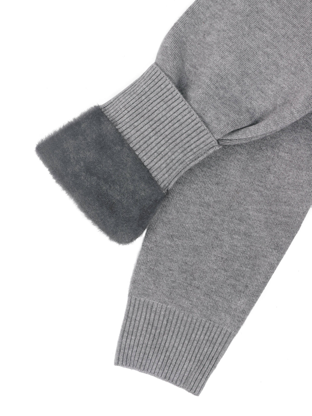 Nelvorde | Femme Pull Col Roulé Doublé Polaire Ajusté — vue 23