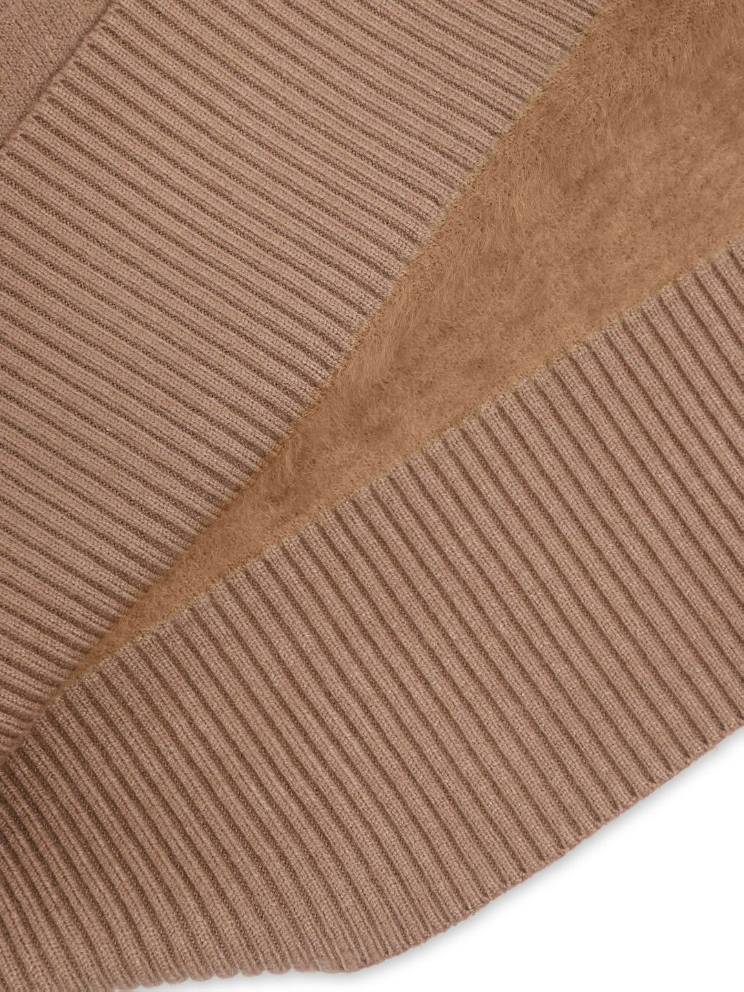 Nelvorde | Femme Pull Col Roulé Doublé Polaire Ajusté — vue 9