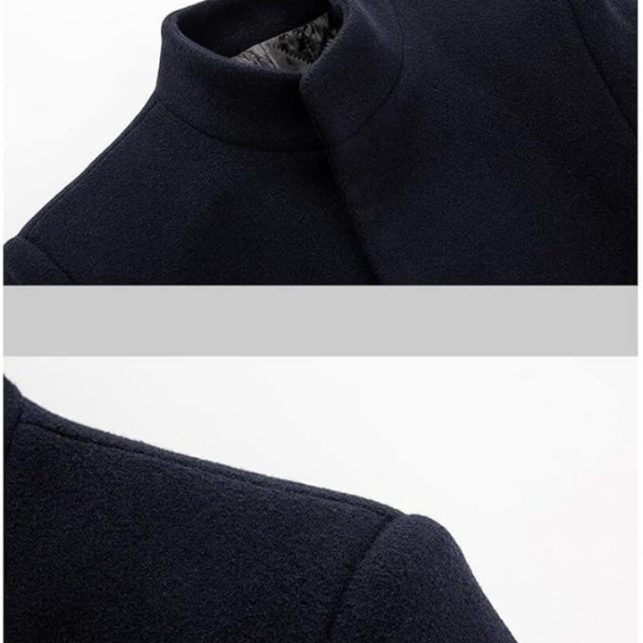 Dravorn | Manteau Homme Hiver Col Montant - Navy - Image 11