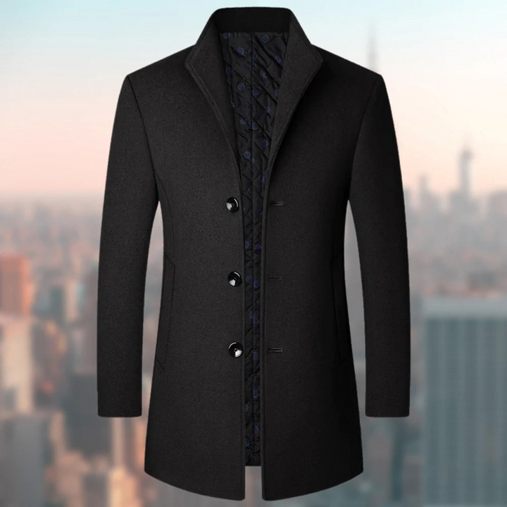 Dravorn | Manteau Homme Hiver Col Montant - Navy - Image 4