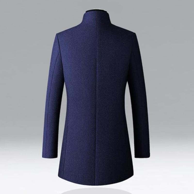 Dravorn | Manteau Homme Hiver Col Montant - Navy - Image 6