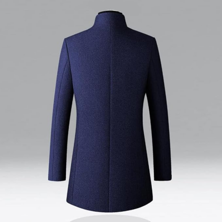 Dravorn | Manteau Homme Hiver Col Montant - Navy - Image 6