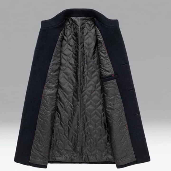 Dravorn | Manteau Homme Hiver Col Montant - Navy - Image 9