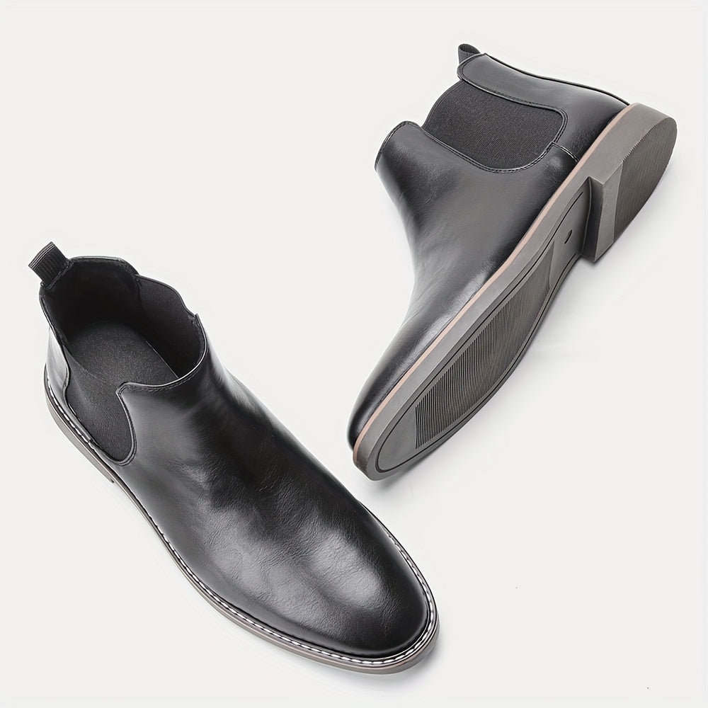 Dravuel | Homme Chelsea Boot Slip-On Cuir Marron - Brown - Image 10