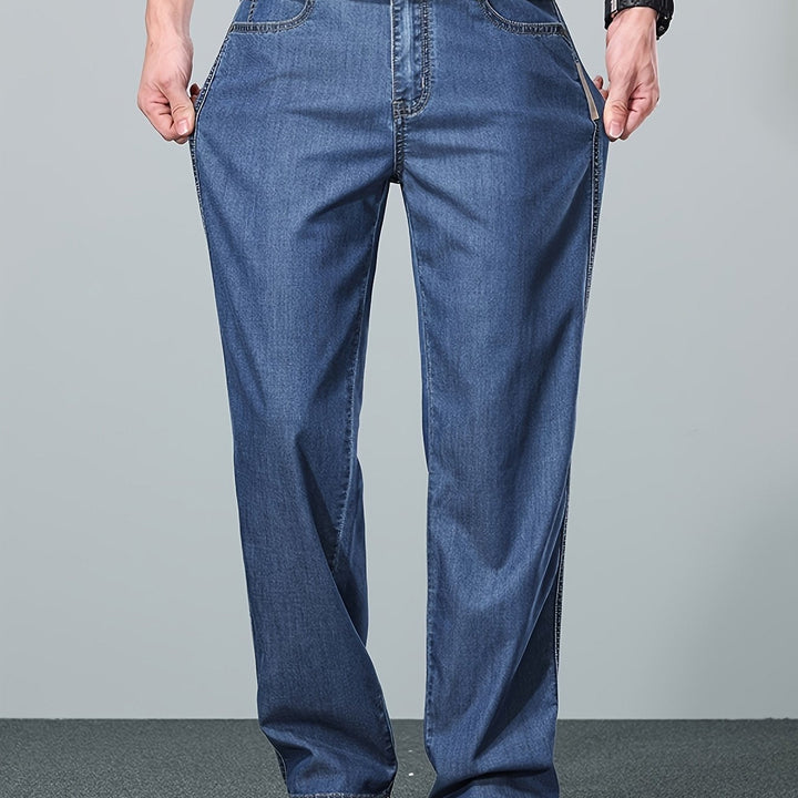 Édvorn | Homme Jean Droit Coupe Ample - Blue - Image 1