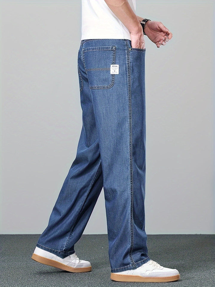 Édvorn | Homme Jean Droit Coupe Ample - Blue - Image 5