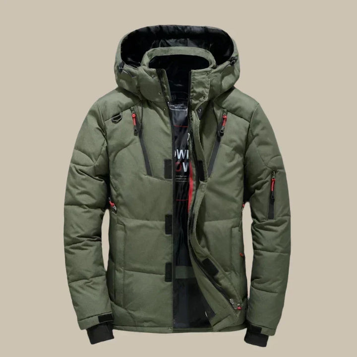 Edvran | Manteau Homme Hiver Coupe-Vent à Capuche - Image 1