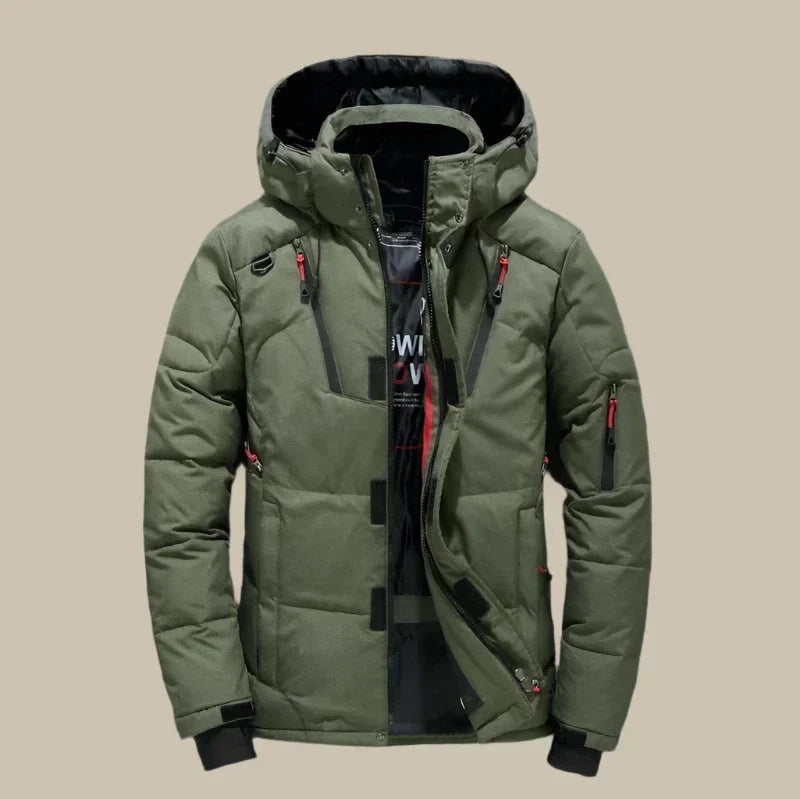 Edvran | Manteau Homme Hiver Coupe-Vent à Capuche - Image 8