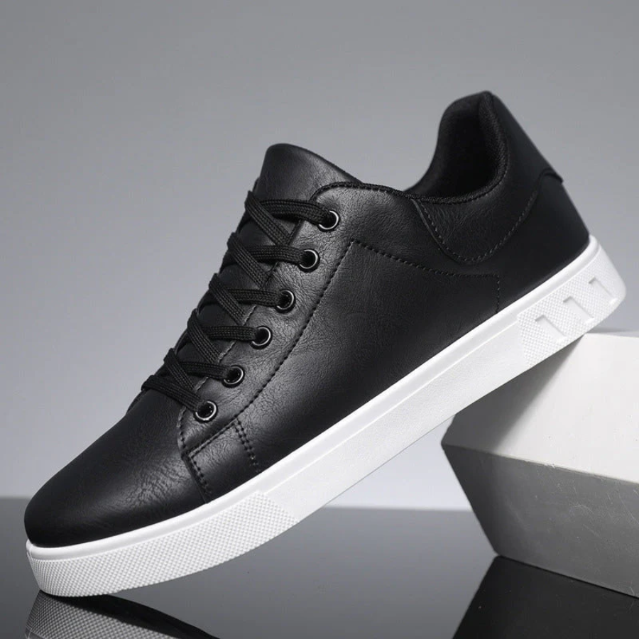 Emrys | Men's Low Top Lace-Up Casual Sneaker - Brown - Image 2