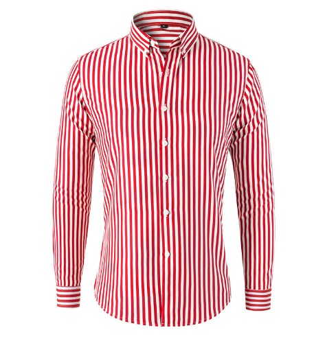 Falvorn | Homme Chemise Rayée Manches Longues - Image 4