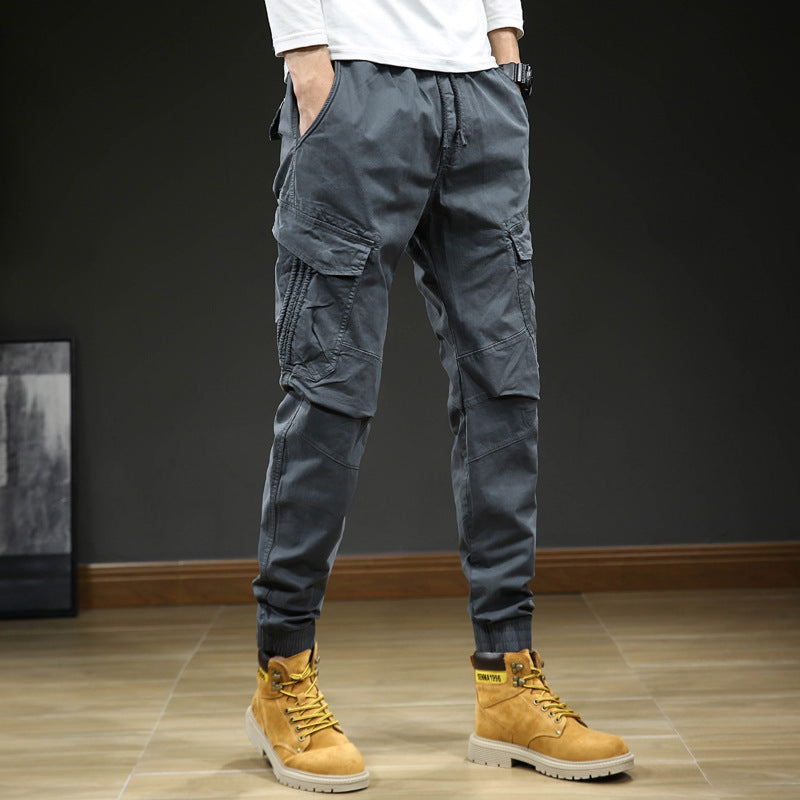 Falvorn | Homme Pantalon Cargo Jogging Poches Multiples - Image 10