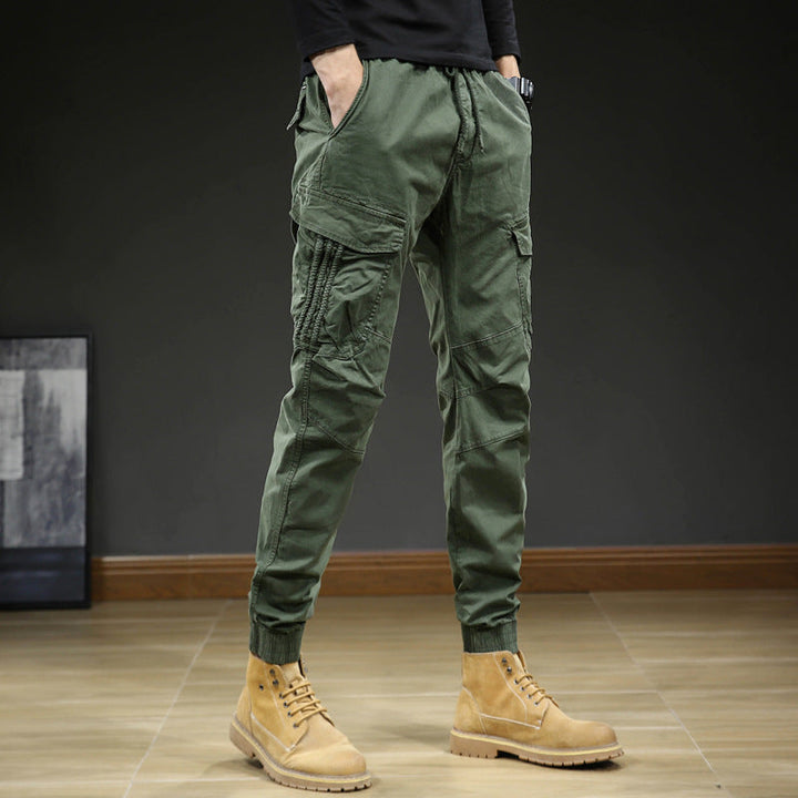 Falvorn | Homme Pantalon Cargo Jogging Poches Multiples - Image 11