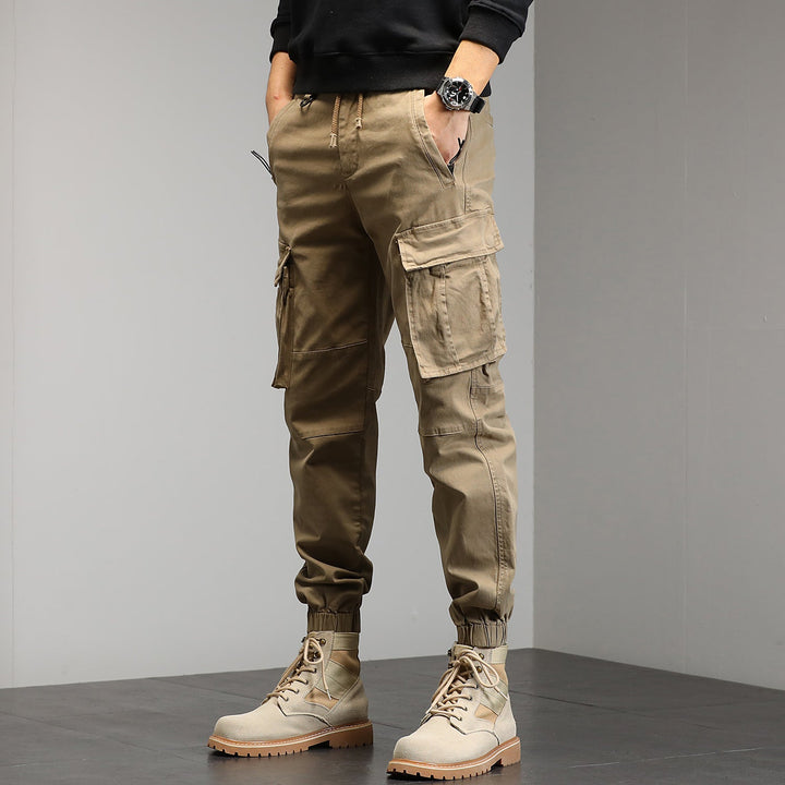 Falvorn | Homme Pantalon Cargo Jogging Poches Multiples - Image 12