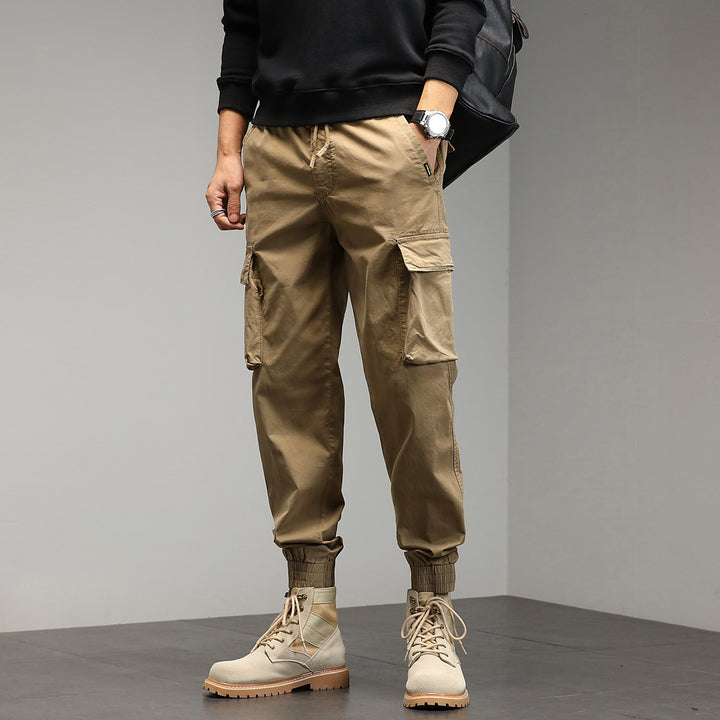 Falvorn | Homme Pantalon Cargo Jogging Poches Multiples - Image 13