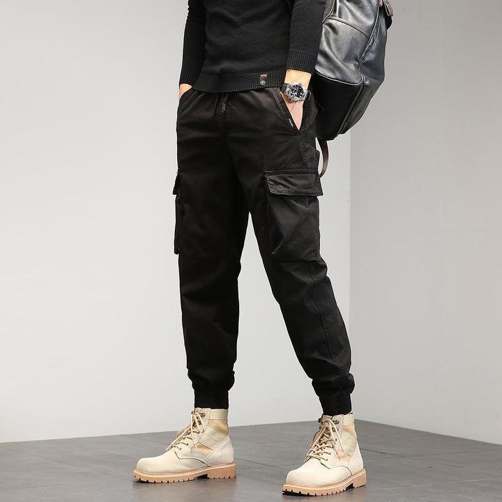 Falvorn | Homme Pantalon Cargo Jogging Poches Multiples - Image 15