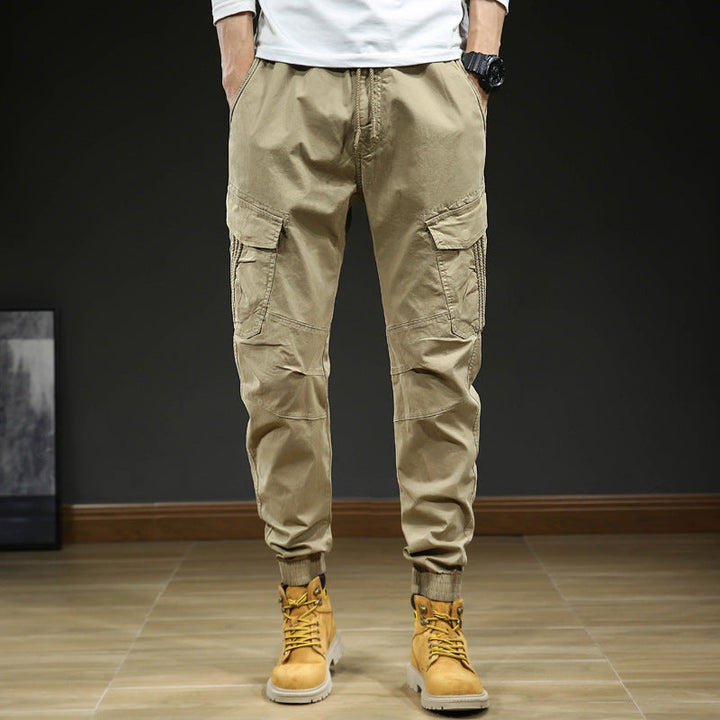 Falvorn | Homme Pantalon Cargo Jogging Poches Multiples - Image 16