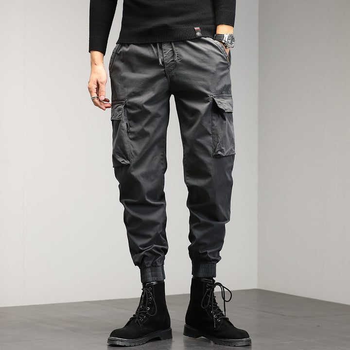 Falvorn | Homme Pantalon Cargo Jogging Poches Multiples - Image 17