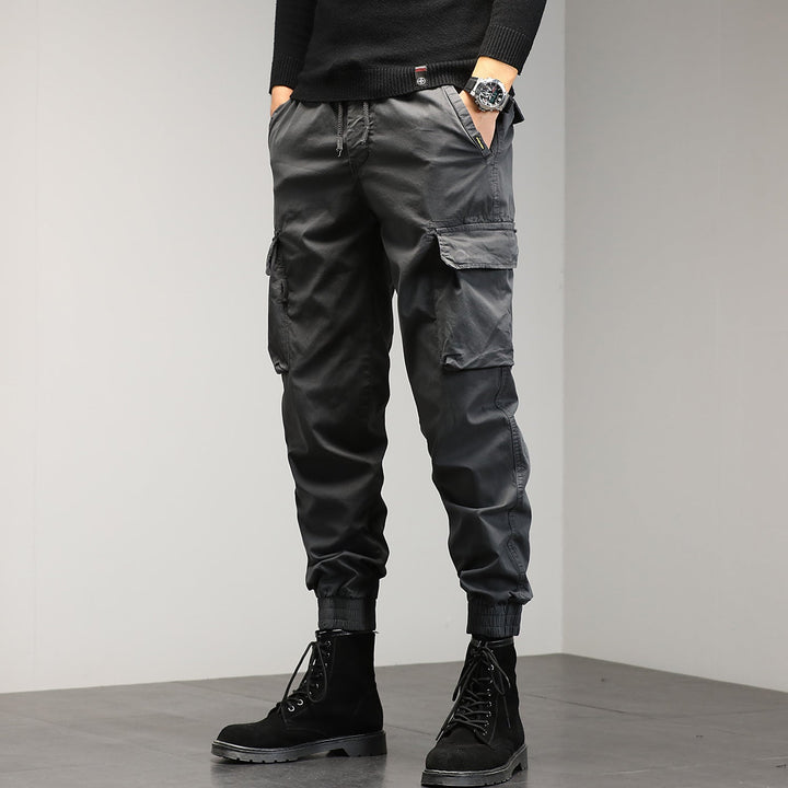 Falvorn | Homme Pantalon Cargo Jogging Poches Multiples - Image 3