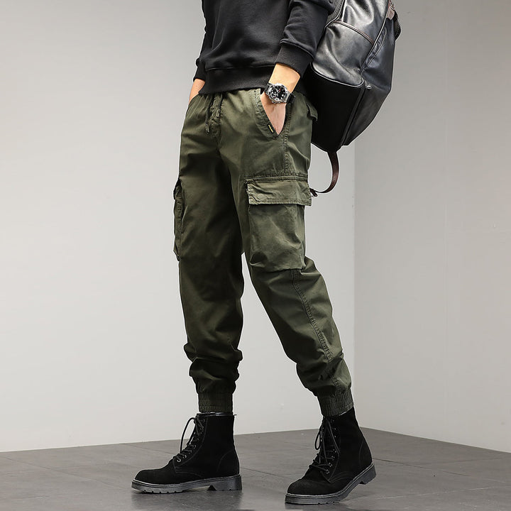 Falvorn | Homme Pantalon Cargo Jogging Poches Multiples - Image 6