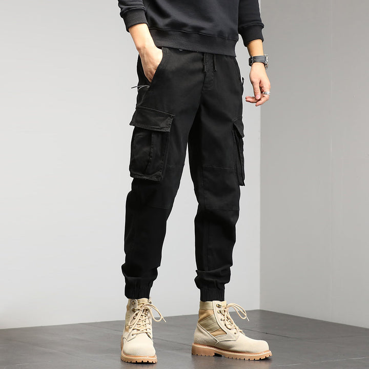 Falvorn | Homme Pantalon Cargo Jogging Poches Multiples - Image 7