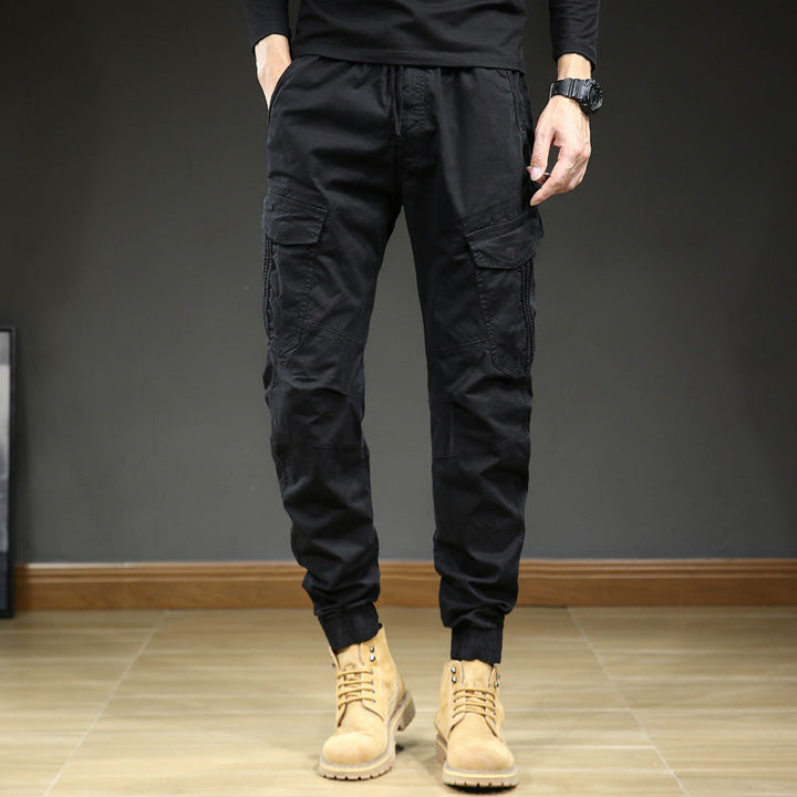 Falvorn | Homme Pantalon Cargo Jogging Poches Multiples - Image 9