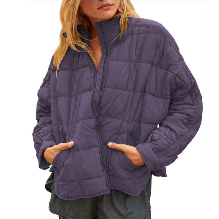 Falvorne | Doudoune Femme Légère Matelassée - Royal Blue - Image 9
