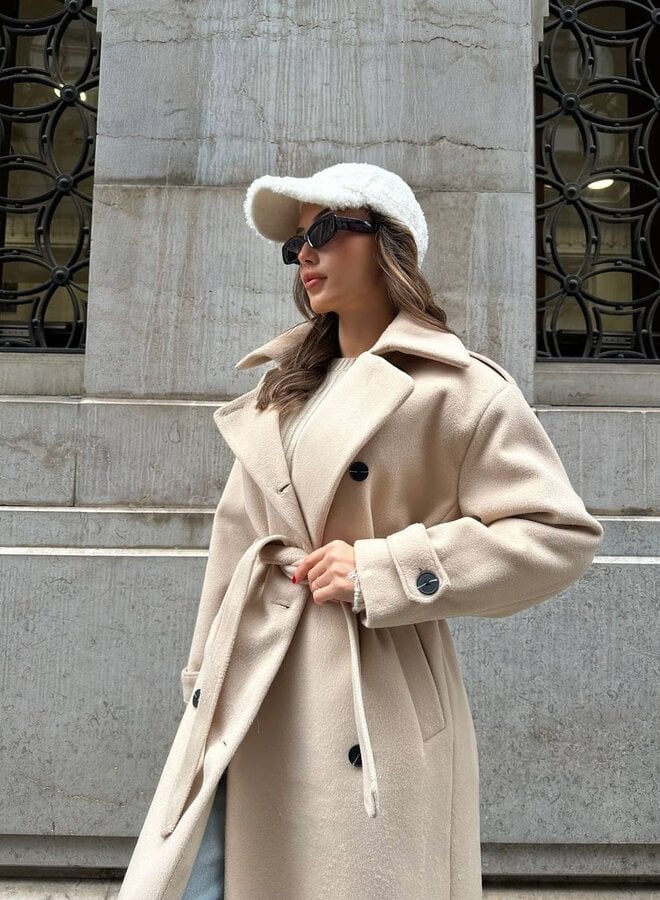 Briavelle | Femme Manteau Long Double Boutonnage — vue 8