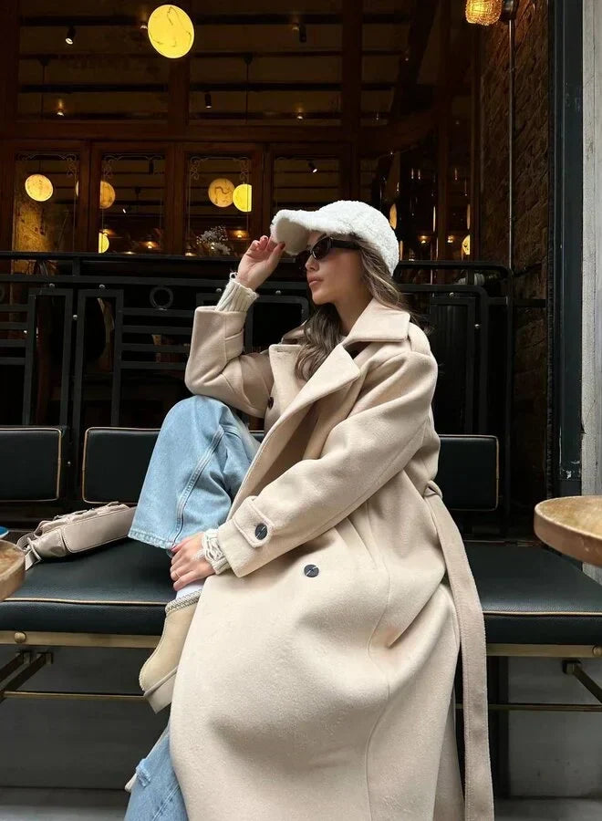 Briavelle | Femme Manteau Long Double Boutonnage — vue 7