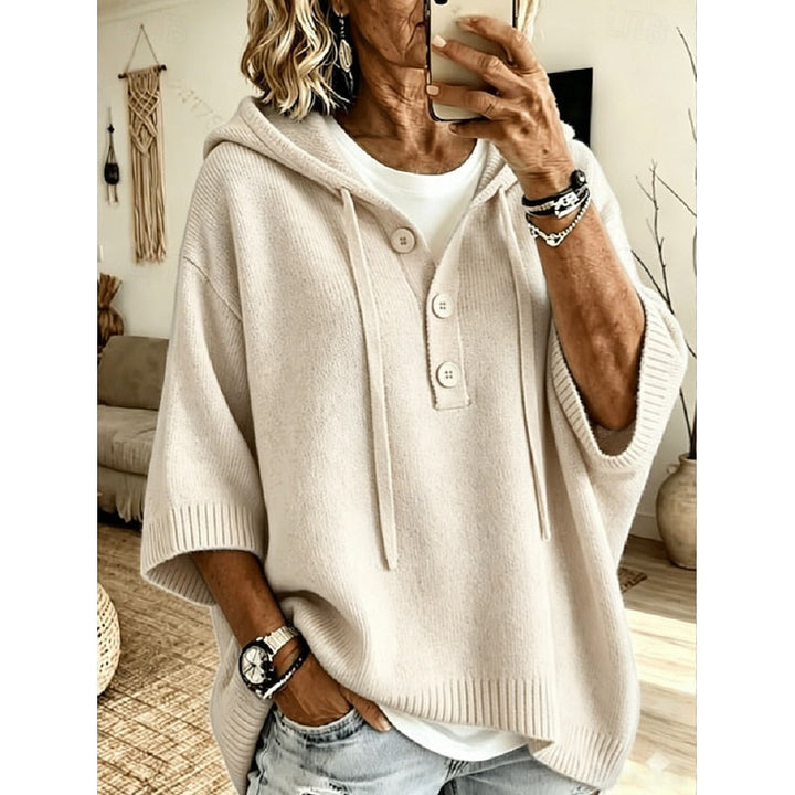Félivorne | Pull Femme à Capuche Oversize - Light Blue - Image 6