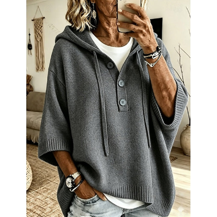 Félivorne | Pull Femme à Capuche Oversize - Light Blue - Image 8