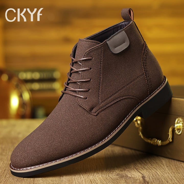 Florvain | Homme Bottines à Lacets Montantes - Black - Image 2