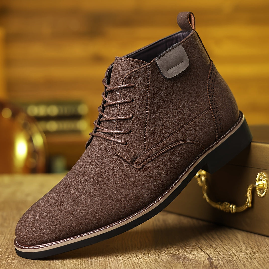 Florvain | Homme Bottines à Lacets Montantes - Black - Image 5