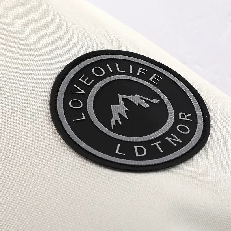 Galdric | Homme Parka Hiver Capuche Fourrure Doublée - White - Image 12
