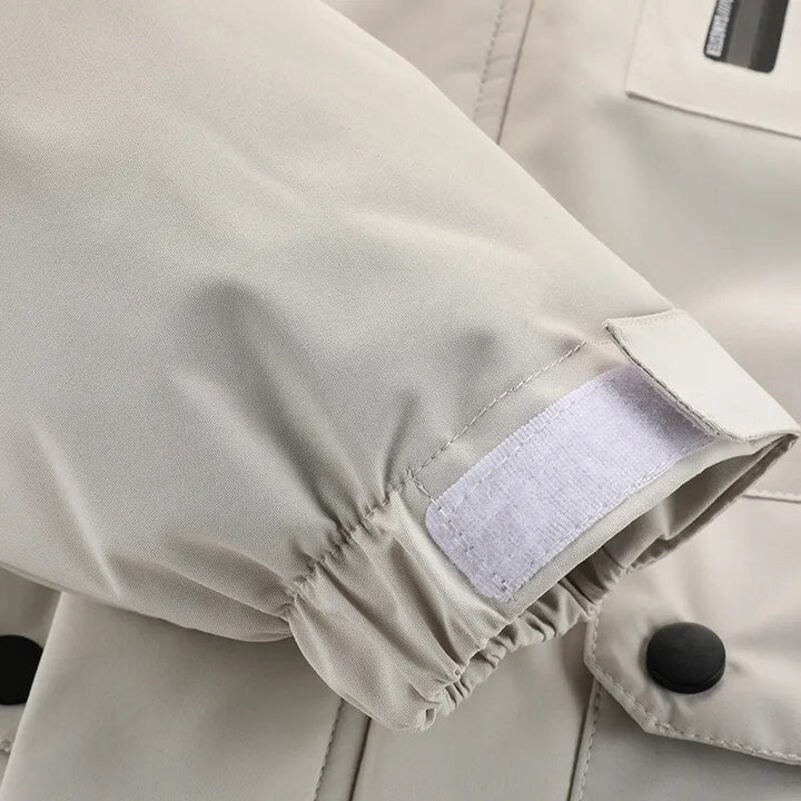 Galdric | Homme Parka Hiver Capuche Fourrure Doublée - White - Image 18
