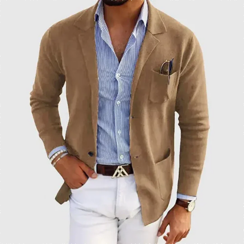 Galmord | Homme Veste Blazer Casual - Blue - Image 2