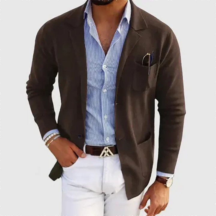 Galmord | Homme Veste Blazer Casual - Blue - Image 7