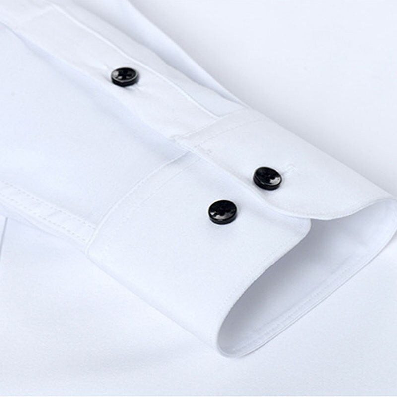 Galtoven | Homme Chemise Slim Manches Longues - White - Image 15